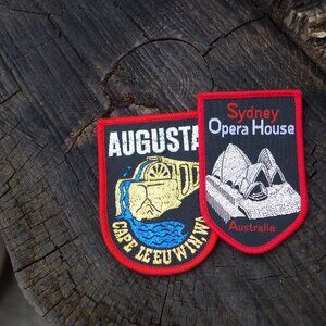 Two Collector Badges Sydney & Augusta
